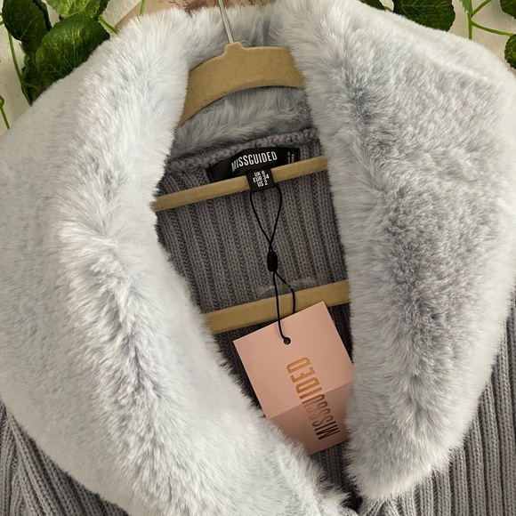 Missguided Light Blue Ribbed Cardigan - Picture 2 of 9